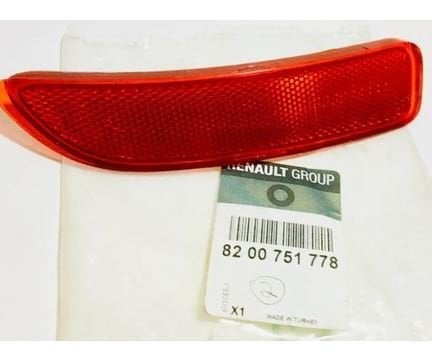 Dacia Logan A Tampon Reflektörü Sağ Arka 8200751778