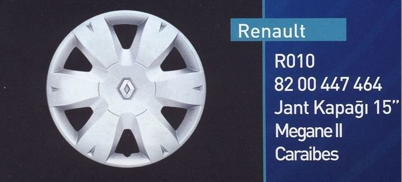 Megane 2 15 İnç Jant Kapağı Takım 8200447464