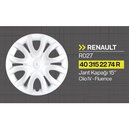 Fluence 15 İnç Jant Kapak Takımı 403152274R