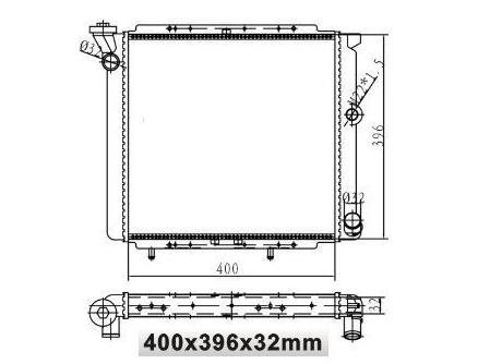 Renault R9 A Broadway Karbüratörlü Motor Su Radyatörü 7702247462
