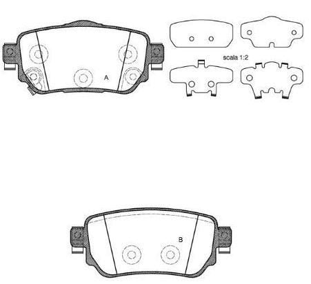 Kadjar Arka Fren Balatası 440605889R