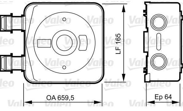 Megane 1 B Clio 2 DPO Şanzuman Yağ Soğutucu Kale 7700873354