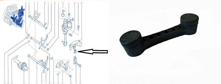 Clio 4 Symbol 1.5 Dci Vites Kumanda Kolu Plastiği 329800694R