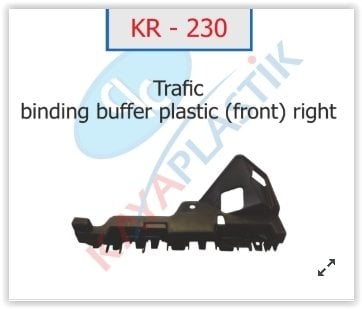 Trafic 3 Ön Tampon Braketi Ayağı Sağ 622117405R