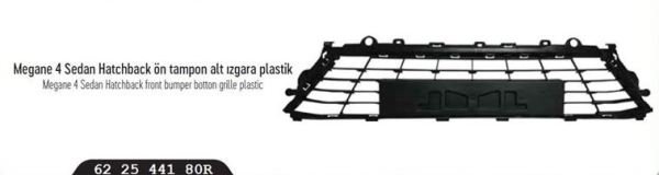 Megane 4 Ön Tampon Orta Izgarası  622544180R
