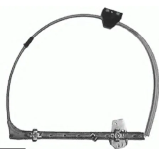 R21 Manager Optima Ön Sağ Cam Krikosu Mekanik 7700767813