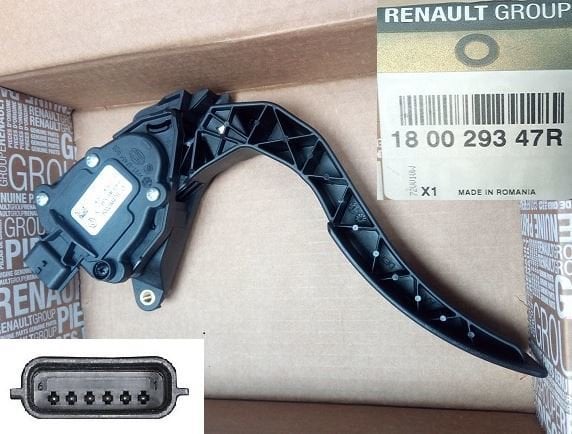 Clio 4 - Captur Gaz Pedalı Komple 180029347R -Renault Mais