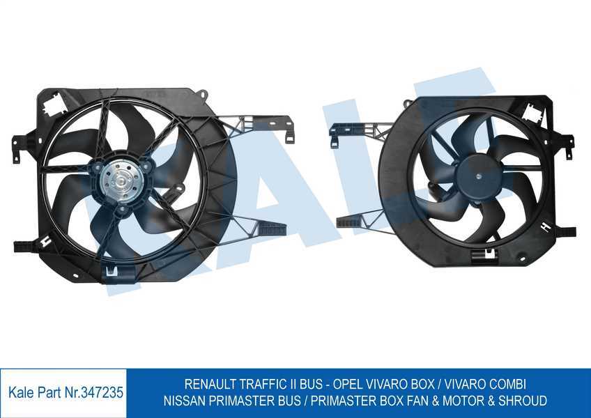Trafic 2 1.9 Dci Fan Motoru Komple 7701050191-7701069897