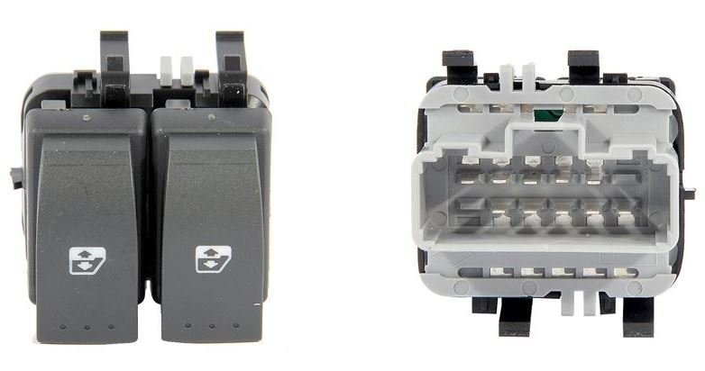 Renault Megane 2 Sol Cam Açma Düğmesi Çiftli 8200315042