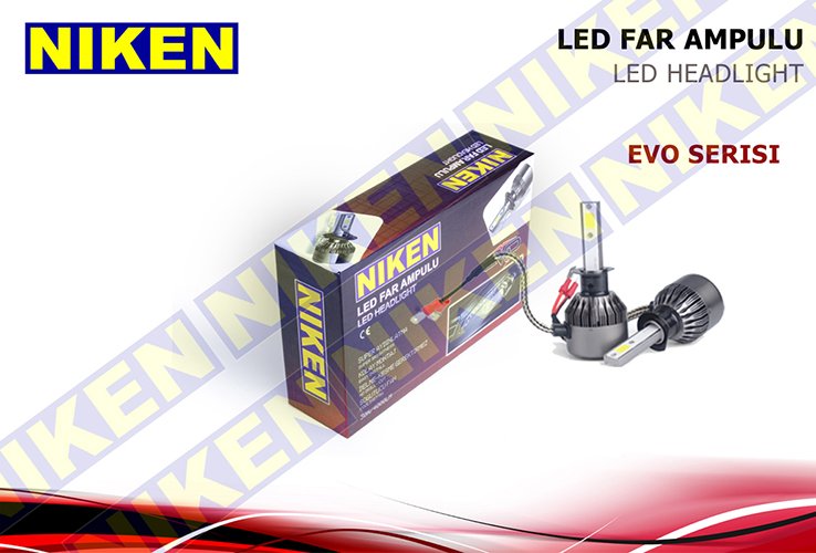 AMPÜL 12V H3 LED XENON SET (EVO SERİSİ)