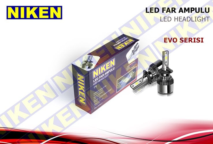 AMPÜL 12V H7 LED XENON SET (EVO SERİSİ)