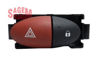 SAGEMFRANS Master 3 Merkezi Kilit Butonu Flaşhör Düğmesi 252100991R