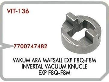 R19 - Kango 1.9 Dizel Fren Vakum Mafsalı 7700747482