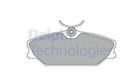 DELPHI Megane 1 Ön Fren Balata Takımı 410607125R 410604441R1- 7701206379