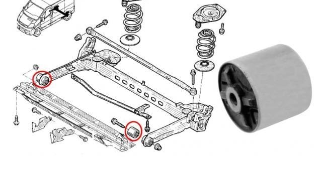 Trafic 2-II D 1.9 Dci Arka Torsiyon Burcu 8200431675
