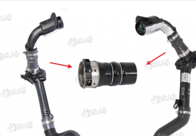 Megane 3-III Fluence Turbo Borusu Hortumu Ucu 1.5 Dci K9K (Euro 5) 144602487R -İbraş