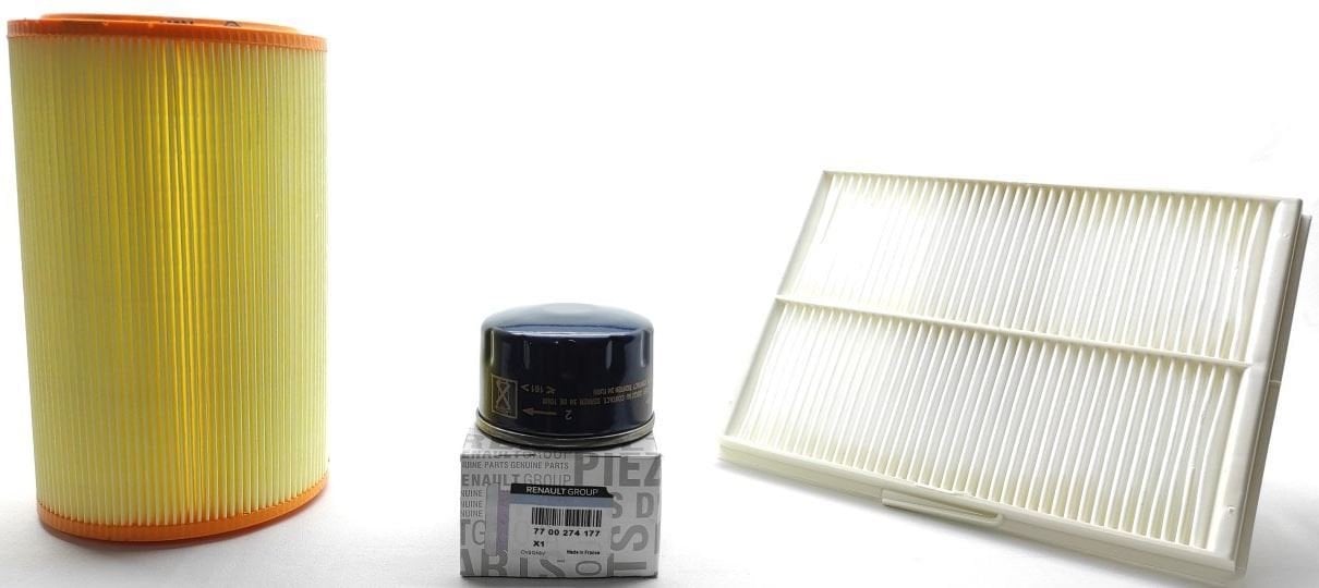 Renault Megane 1 - 1.6 8V K7M Filtre Bakım Seti