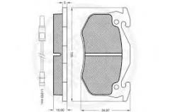 Twingo Ön  Fren Balata Takımı 7701205277 - 7701203842