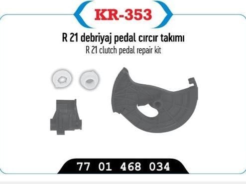 Renault 21 Optima Debriyaj Pedal Tamir Takımı 7701468034