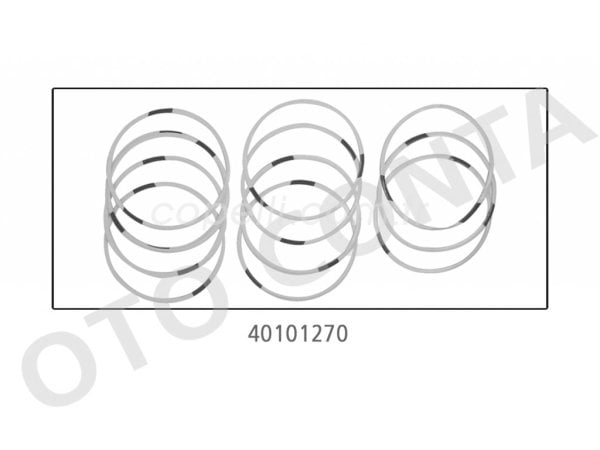 R12 - 1300 Gömlek Conta Takımı 40101270