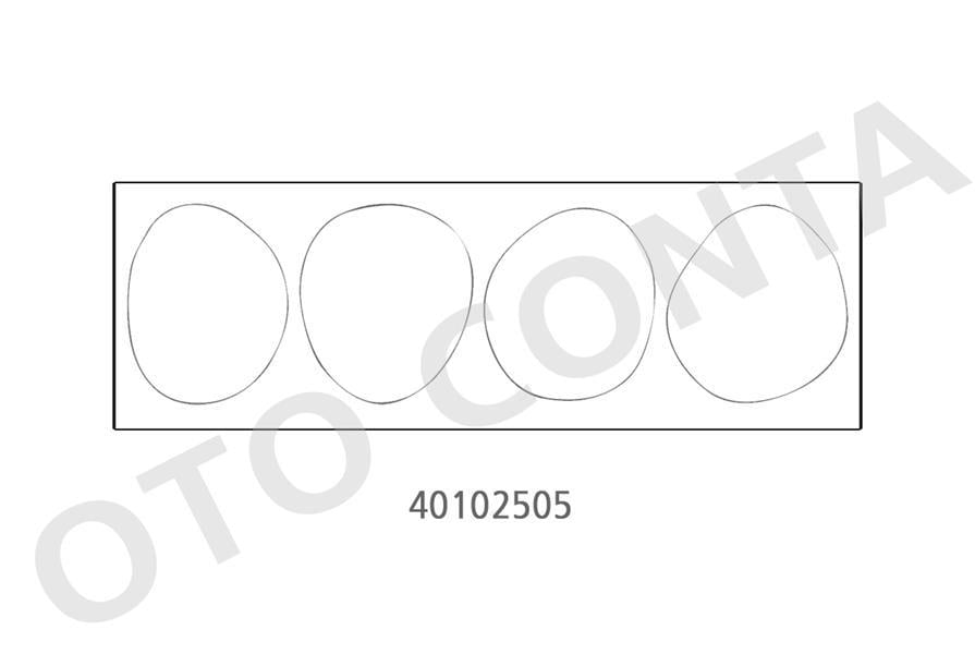 R9 - R19 1400 Gömlek Conta Takımı 40102505