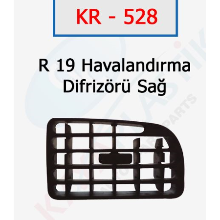 Renault 19 Europa Kalorifer Havalandırma Orta Sağ Oval 7700812994
