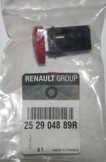 Trafic 2 A - Trafik 2 Flaşhör Dörtlü Düğmesi 8200442724-252904889R