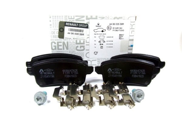 Megane 3 Arka Fren Balata Takımı (OTOMATİK) 440603558R - 440604694R