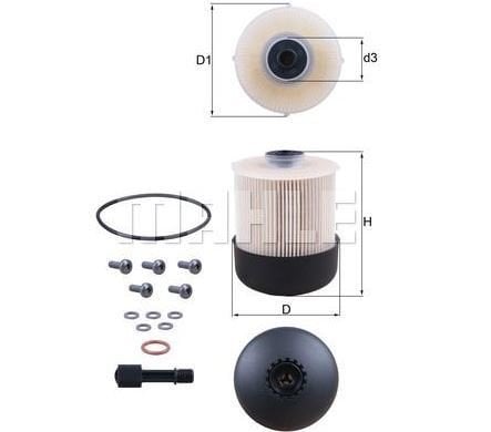 Mazot Filtresi A Clio 4 Lodgy Dokker 1.5 Dci 164039594R -164037803R