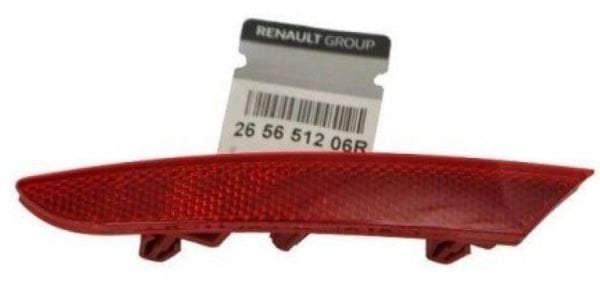 Renault Clio 5 Sol Arka Tampon Reflektörü 265651206R - Renault Mais
