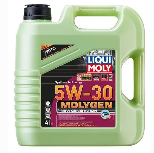 LIQUI MOLY 5W30 DPF Motor Yağı Molygen New Generation Advance Full Sentetik 4 Litre