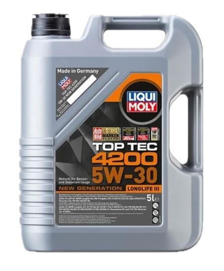 LIQUI MOLY 5W30 Motor Yağı Tam Sentetik TOP TEC 4200 5 Litre