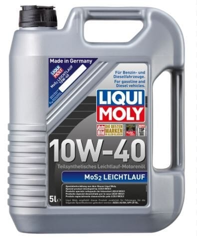 LIQUI MOLY 10W40 Motor Yağı Kısmi Sentetik MoS2'li LEICHTLAUF 5 Litre