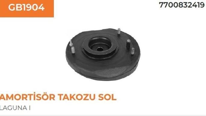 GB Laguna 1 Sol Amortisör Takozu Tablası 7700832419