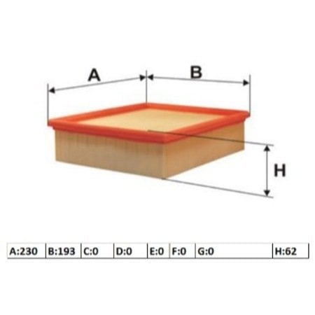 Espace 4 3.0 Dizel Hava Filtresi 8200430865
