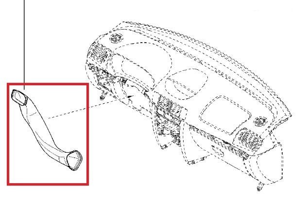 Clio 2 Sol Ön Göğüs Havalandırma Borusu 8200071238