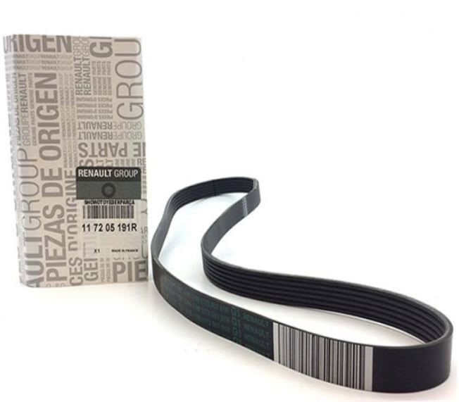 Clio 2  1.5 Dci 6PK1200 Klimalı Alternatör V Kayışı 117205191R 8200821813