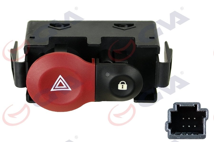 Renault Clio 3 Dörtlü Düğme + Merkezi Kilit Butonu 252103766R 8200214896