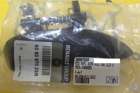 MAİS Clio Symbol 2013 Sandero II Ön Sağ Dış Kapı Kolu 806067028R