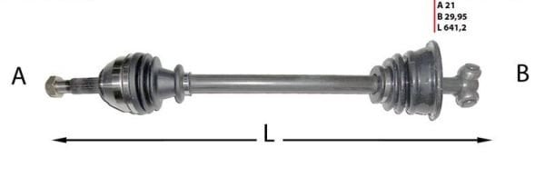 R19 Europa A Ön Aks Sol Komple 7701349880-7701331484