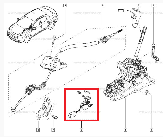 Fluence Vites Kumanda Konum Kaptörü Mıknatısı 349705431R-349700868R