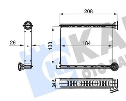 KALE Dacia Duster 2 Kalorifer Radyatörü 271151171R