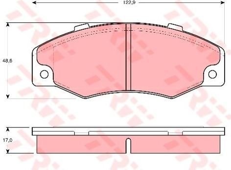 R21 TXE Concorde Ön Balata 7701203069