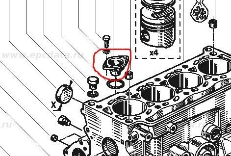 Ön Motor Kapak Yağlama Plaketi 7700698962