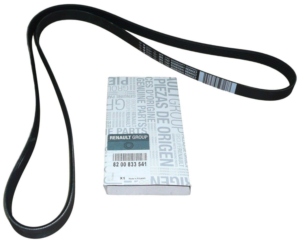 Megane 1.6 16 Valf K4M Alternatör Kayışı Klimalı 8200833541