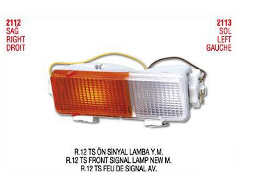 R12 - Toros TS Sinyal Lambası Sol 7702164001