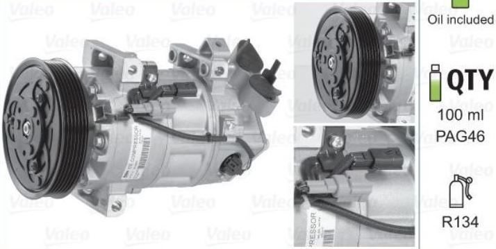 Clio 4 1.5 Dci Klima Kompresörü 926002352R