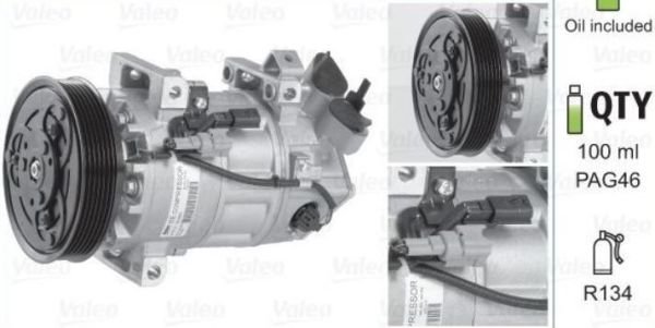 Clio 4 1.5 Dci Klima Kompresörü 926002352R