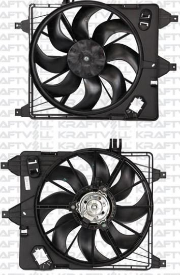 Renault Clio II Thalia Fan Motor + Pervane + Fan Şasesi 7701070294