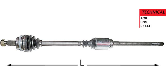 MGA Master 2-II  2.2 Dci Ön Aks Sağ 8200499895